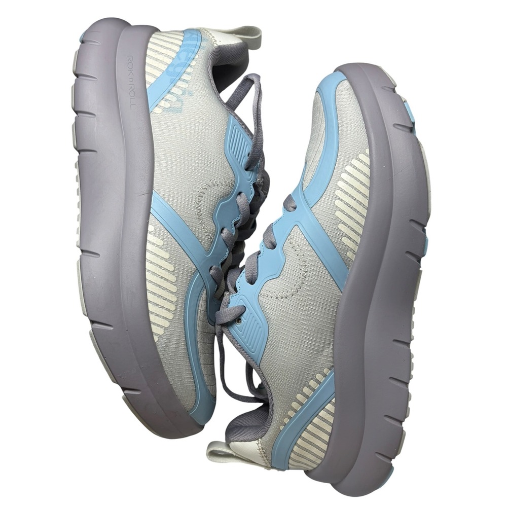 Alegria TRAQ Qest Navy Multi Smart Comfort Walking Sneakers QES-5470 Womens 35